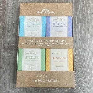 Set of 4 Castelbel Porto Luxury Scented Soaps Gift Set